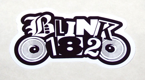 Blink 182 die cut sticker - 182,